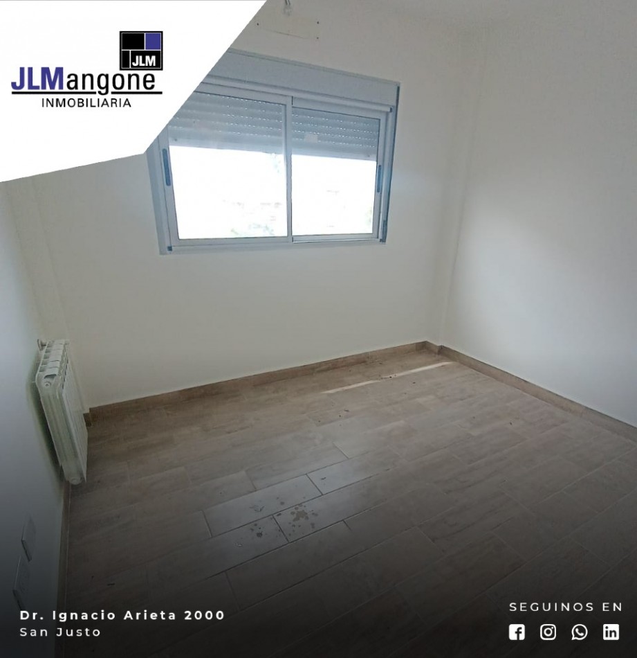 Triplex 4 ambientes a estrenar con cochera y patio