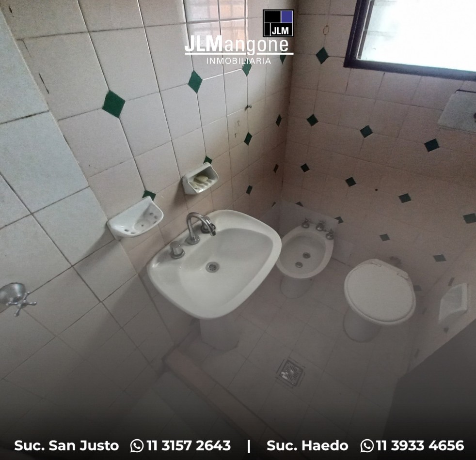 Duplex 2 ambientes sobre Arieta
