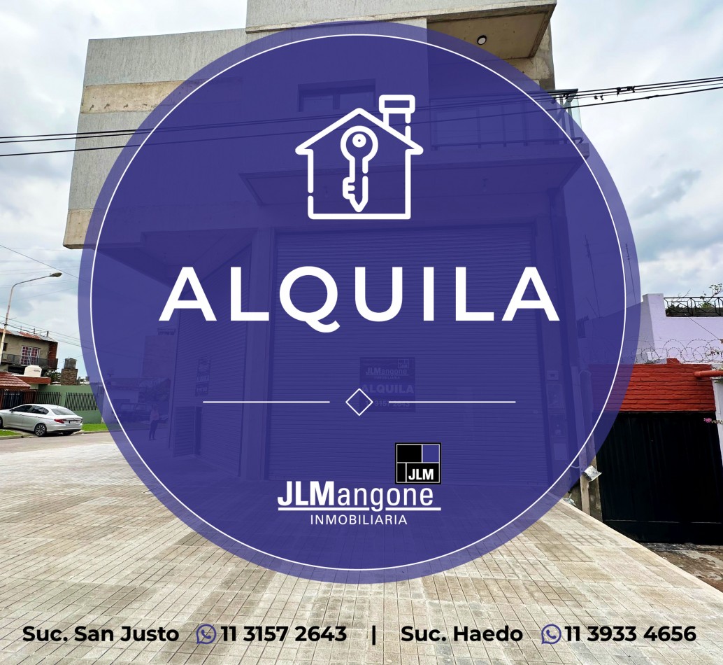 Local 50 m2 con cochera doble a estrenar