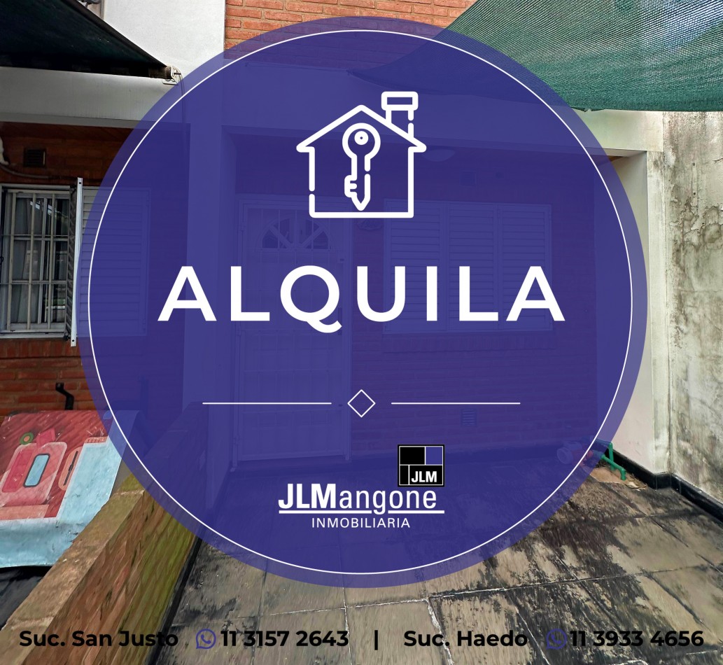 Duplex 3 ambientes con cochera y parque