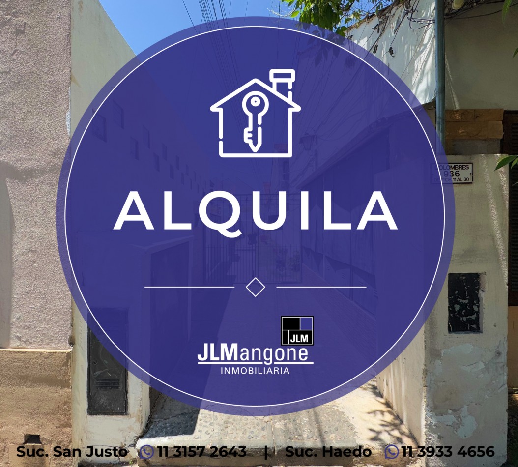 Duplex 2 ambientes con patio
