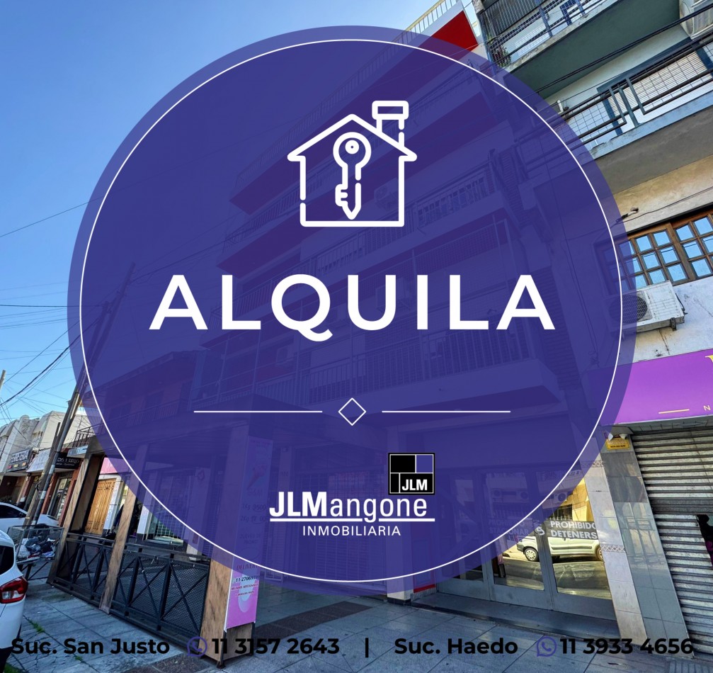 Departamento 3 ambientes con cochera y balcon