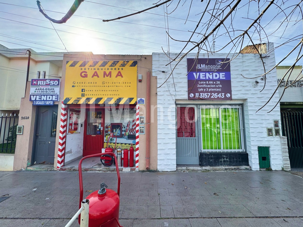Lote 8,66x26 (225 m2) zonificacion u1b