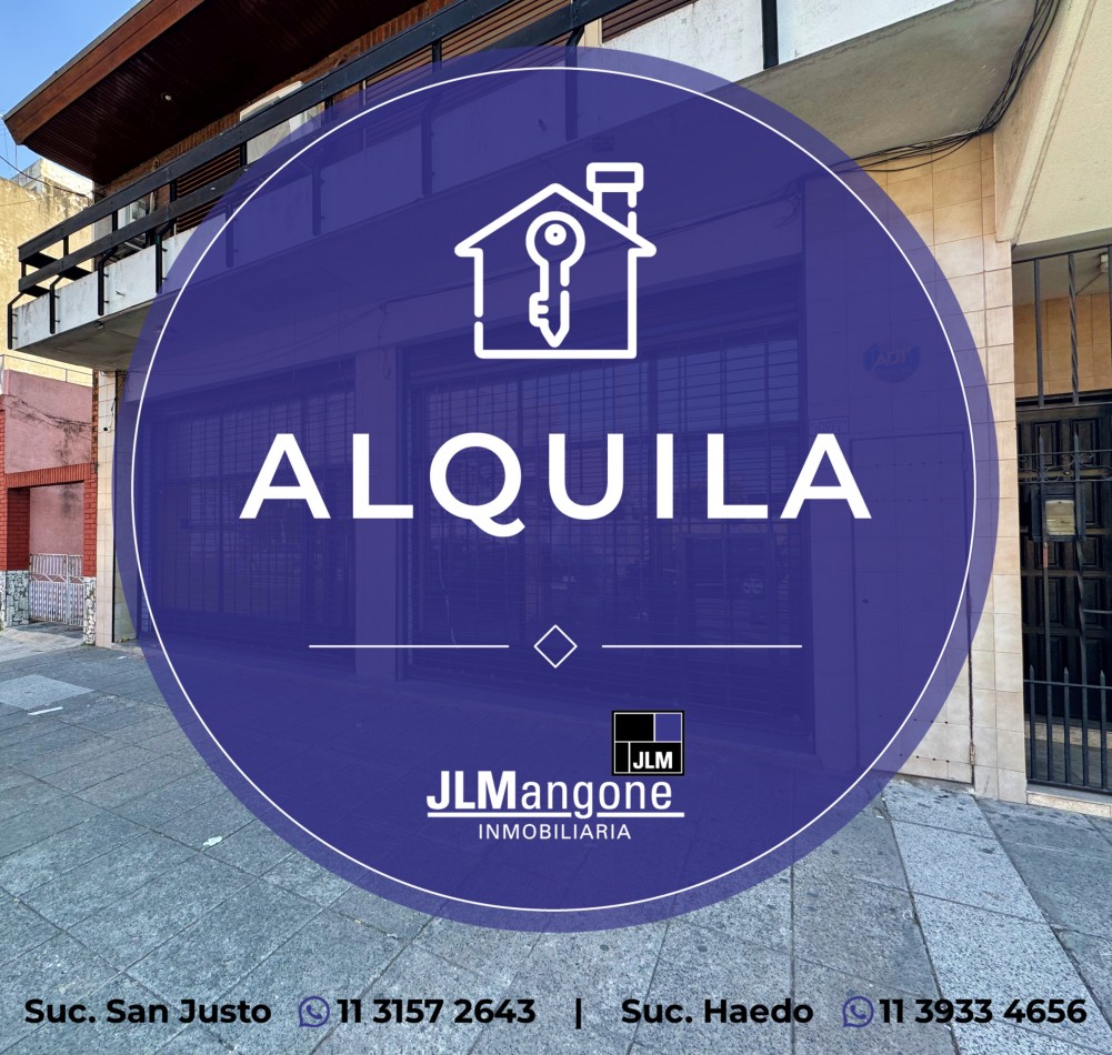 Locales 160 m2 en San Justo Centro