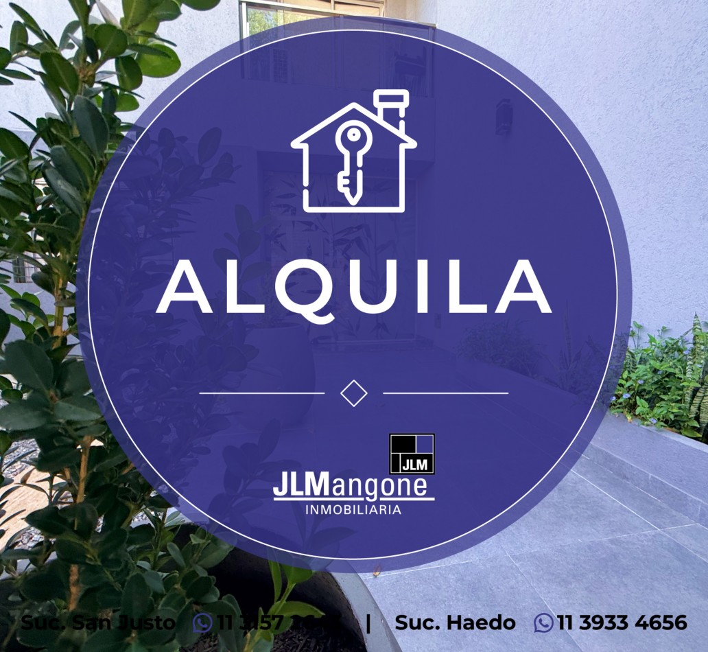 Departamento 2 ambientes con cochera y balcon