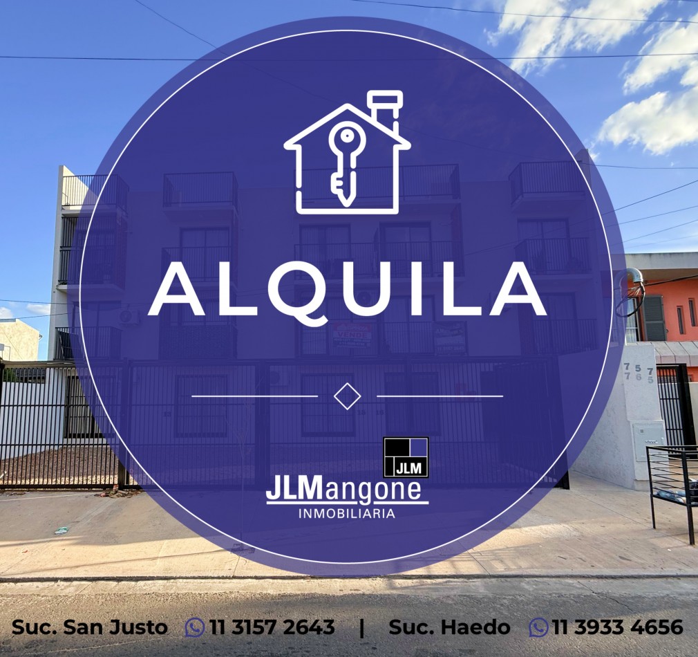 Departamento 2 ambientes planta baja, a estrenar