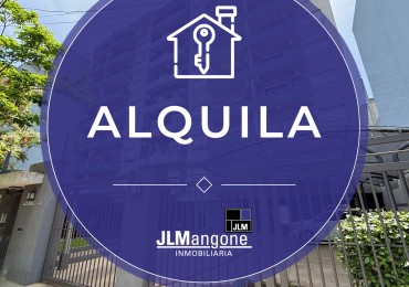 Departamento 2 ambientes con balcon corrido