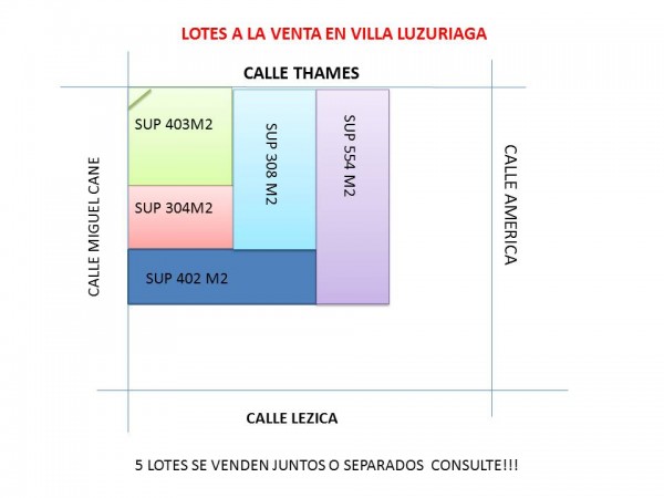 Amplios Lotes en Excelente ubicacion
