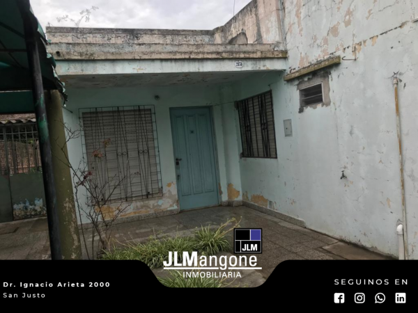 Casa 3 ambientes sobre lote 10x34