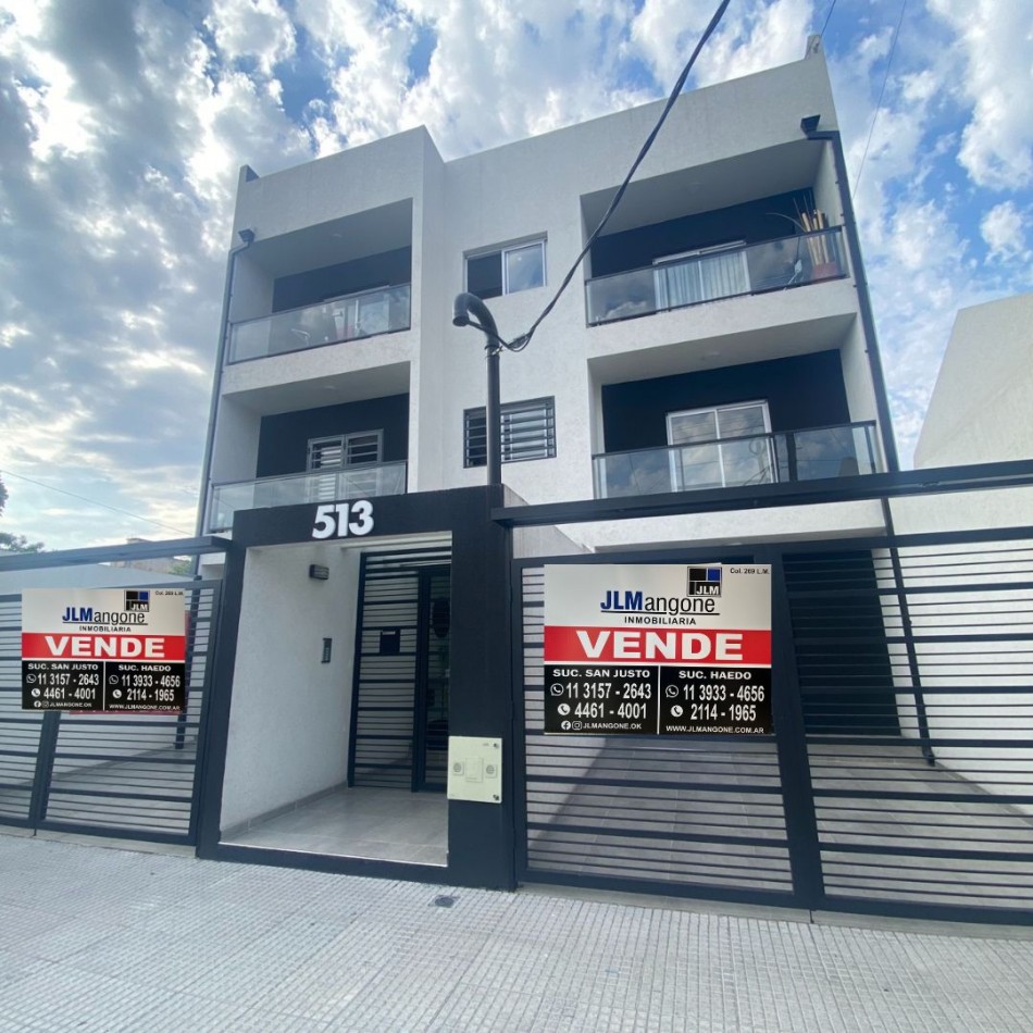 Departamento 2 ambientes contrafrente