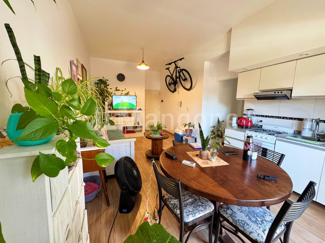 Departamento 2 amb con cochera y balcon