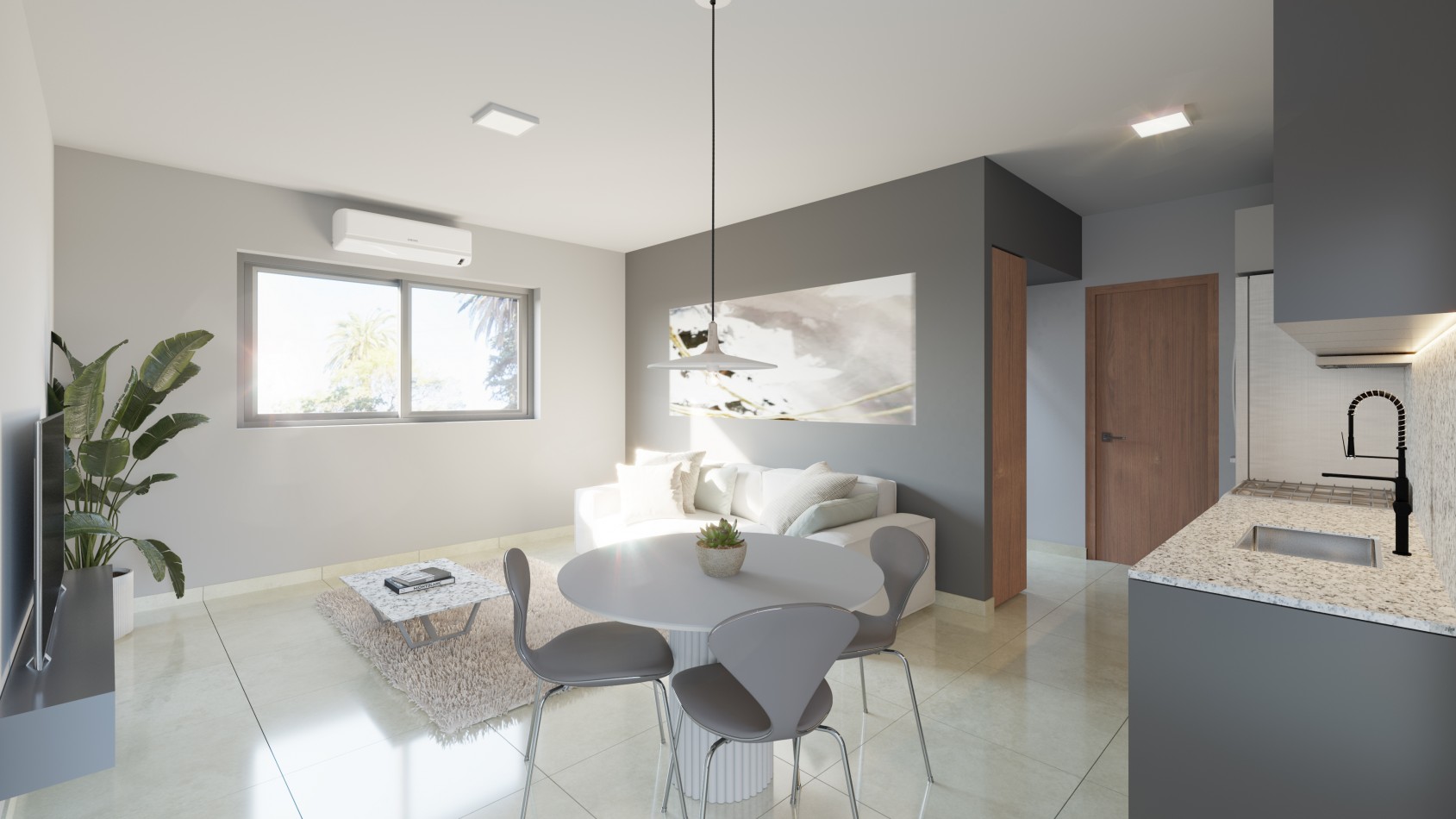 Departamentos 2 ambientes a estrenar