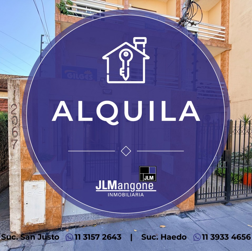 Departamento 2 ambientes con balcon
