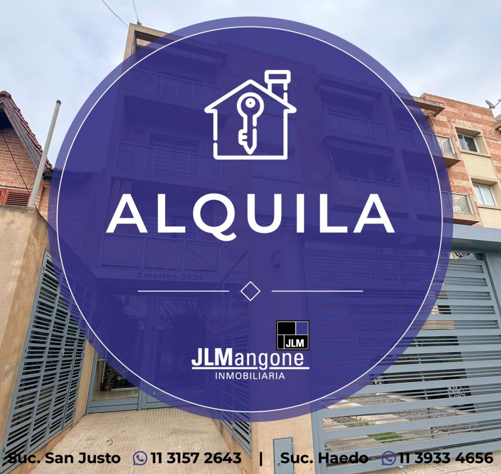 Departamento 2 amb en pb con patio