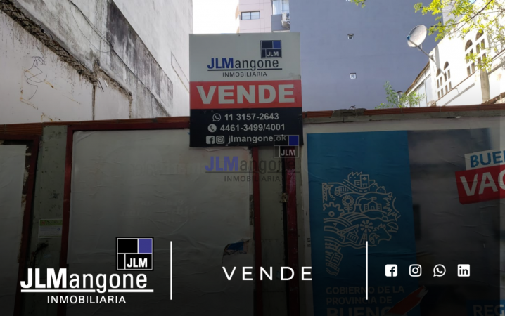 Lote 8.66x26 en Ramos Mejia
