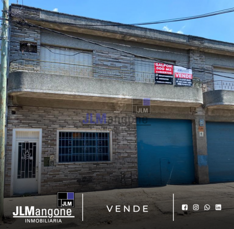 Galpon 500 m2 + 2 Deptos 4 ambientes