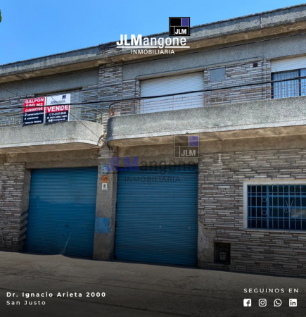 Galpon 500 m2 + 2 Deptos 4 ambientes